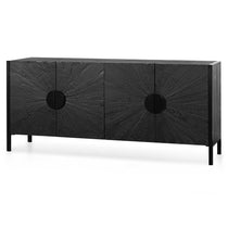 Adaline 1.8m Wooden Buffet Unit - Black Buffet & Sideboard Nicki-Core   