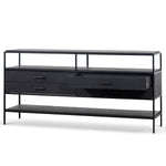 Ex Display - Arron 1.6m Sideboard Unit - Full Black Buffet & Sideboard Nicki-Core   