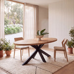 Tammi 6 Seater Dining Table - European Knotty Oak Dining Table VN-Core