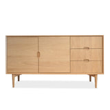 Johansen Scandinavian Wooden Buffet Cabinet - Natural Buffet & Sideboard VN-Core