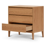 Socorro 3 Drawers Dresser Unit - Natural Oak  Century-Core   