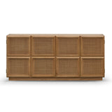 Ex Display - Marquis 1.8m Rattan Door Sideboard - Natural Buffet & Sideboard Nicki-Core