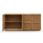 Ex Display - Marquis 1.8m Rattan Door Sideboard - Natural Buffet & Sideboard Nicki-Core