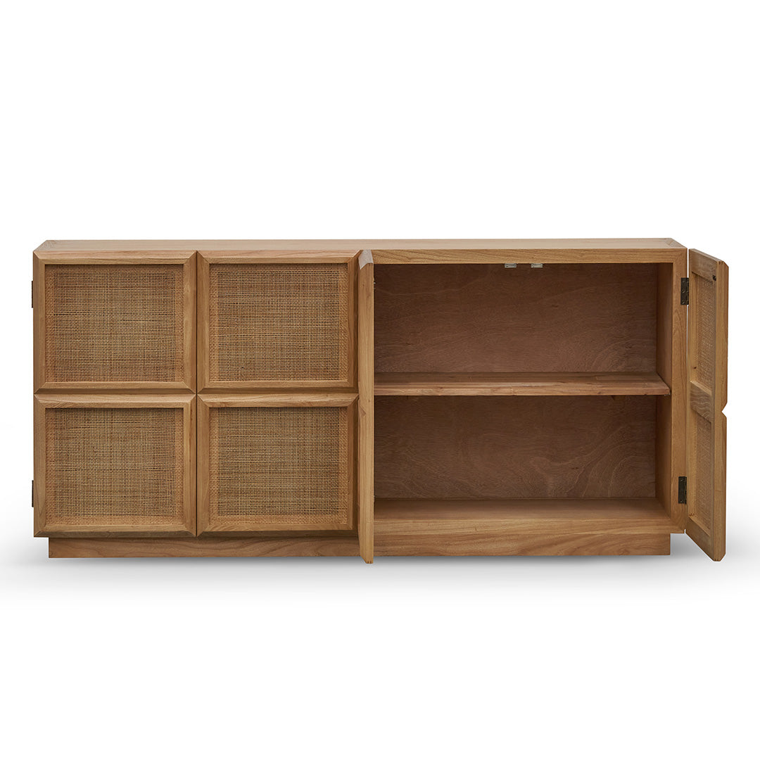 Ex Display - Marquis 1.8m Rattan Door Sideboard - Natural Buffet & Sideboard Nicki-Core