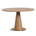 Ex Display - Leonardo 1.2m Round Dining Table - Natural Dining Table Drake-Core