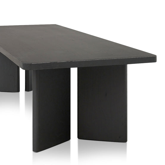 Munoz 3m Elm Dining Table - Full Black Dining Table Nicki-Core   