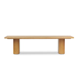 Ex Display - Kathleen 3m Elm Dining Table - Natural Dining Table Nicki-Core