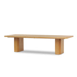 Ex Display - Kathleen 3m Elm Dining Table - Natural Dining Table Nicki-Core