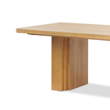 Ex Display - Kathleen 3m Elm Dining Table - Natural Dining Table Nicki-Core