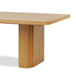 Ex Display - Kathleen 3m Elm Dining Table - Natural Dining Table Nicki-Core