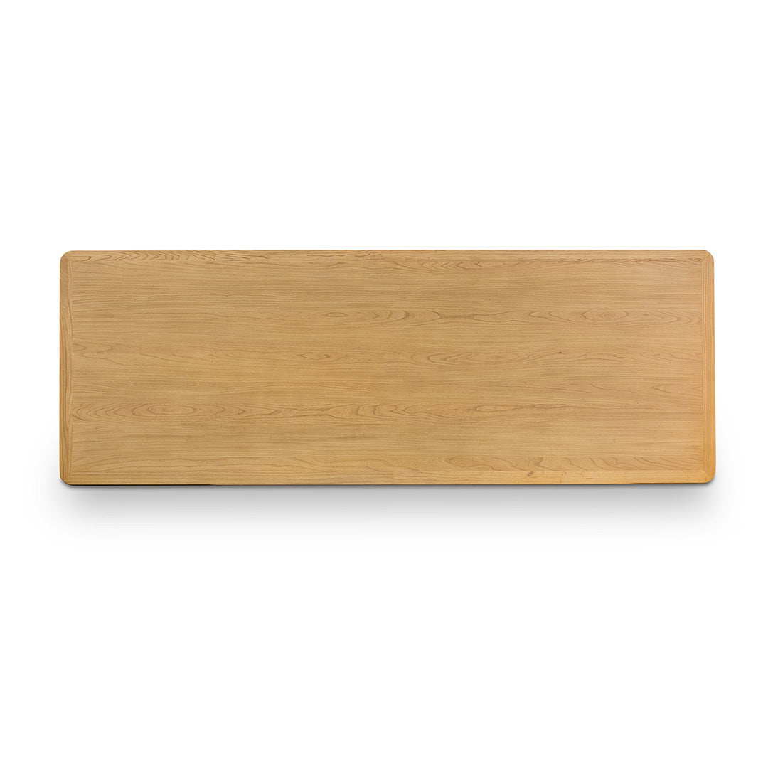 Ex Display - Kathleen 3m Elm Dining Table - Natural Dining Table Nicki-Core