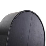 Alora 150cm (H) Ash Curve Cabinet - Full Black Cabinet Nicki-Core