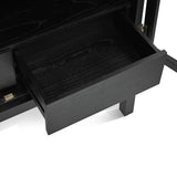 Vinter Glass Cabinet - Full Black Display Cabinet Nicki-Core   