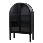 Vinter Glass Cabinet - Full Black Display Cabinet Nicki-Core   