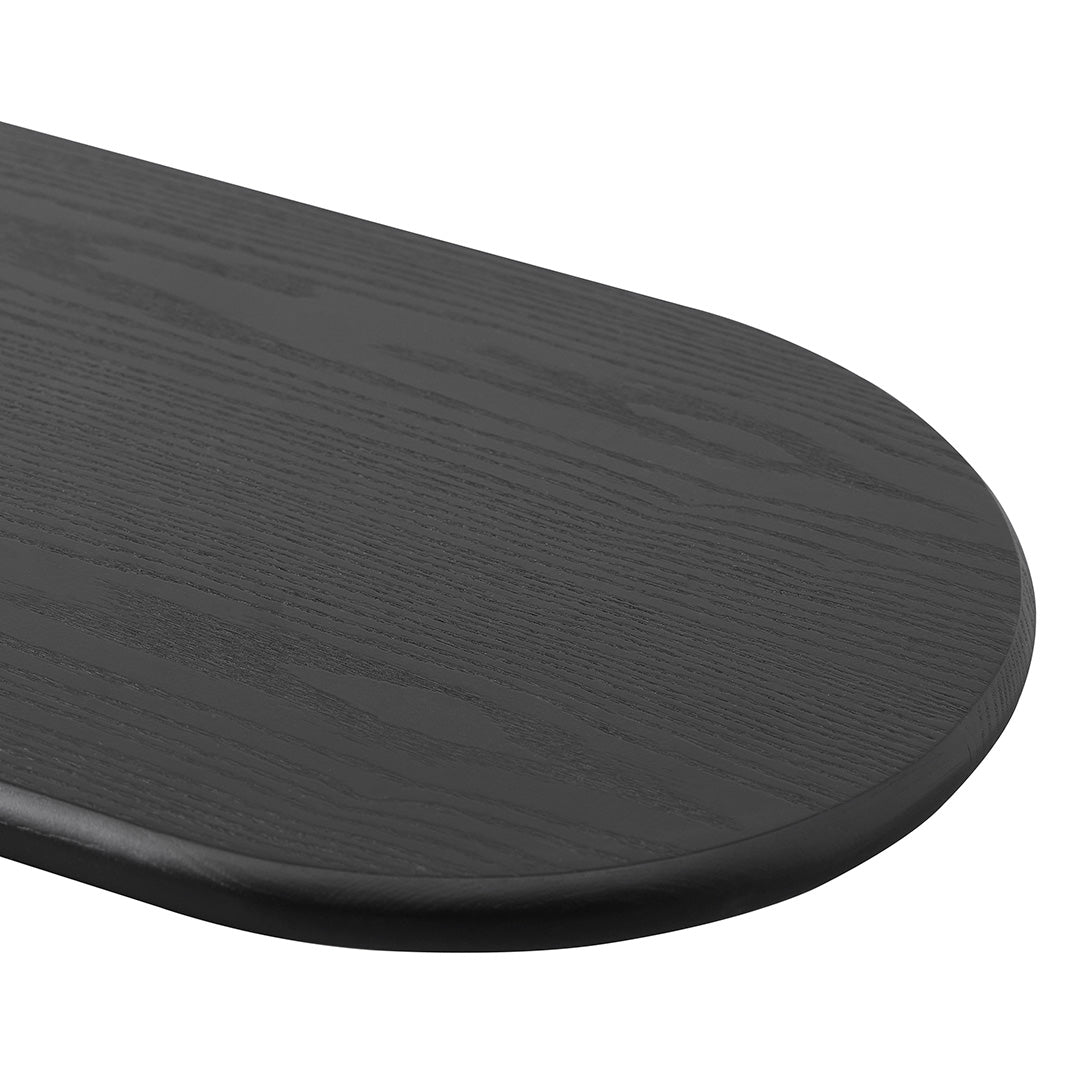 Harlow 1.7m Console Table - Full Black Console Table Dwood-Core   