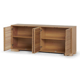 Ex Display - Riley 1.8m Sideboard Unit - Natural Buffet & Sideboard Dwood-Core