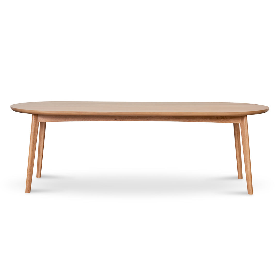 Ex Display - Brendon 2.4m Dining Table - Natural Oak Dining Table VN-Core   