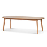 Ex Display - Brendon 2.4m Dining Table - Natural Oak Dining Table VN-Core   