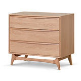 Brendon 3 Drawer Chest - Natural Oak Drawer VN-Core