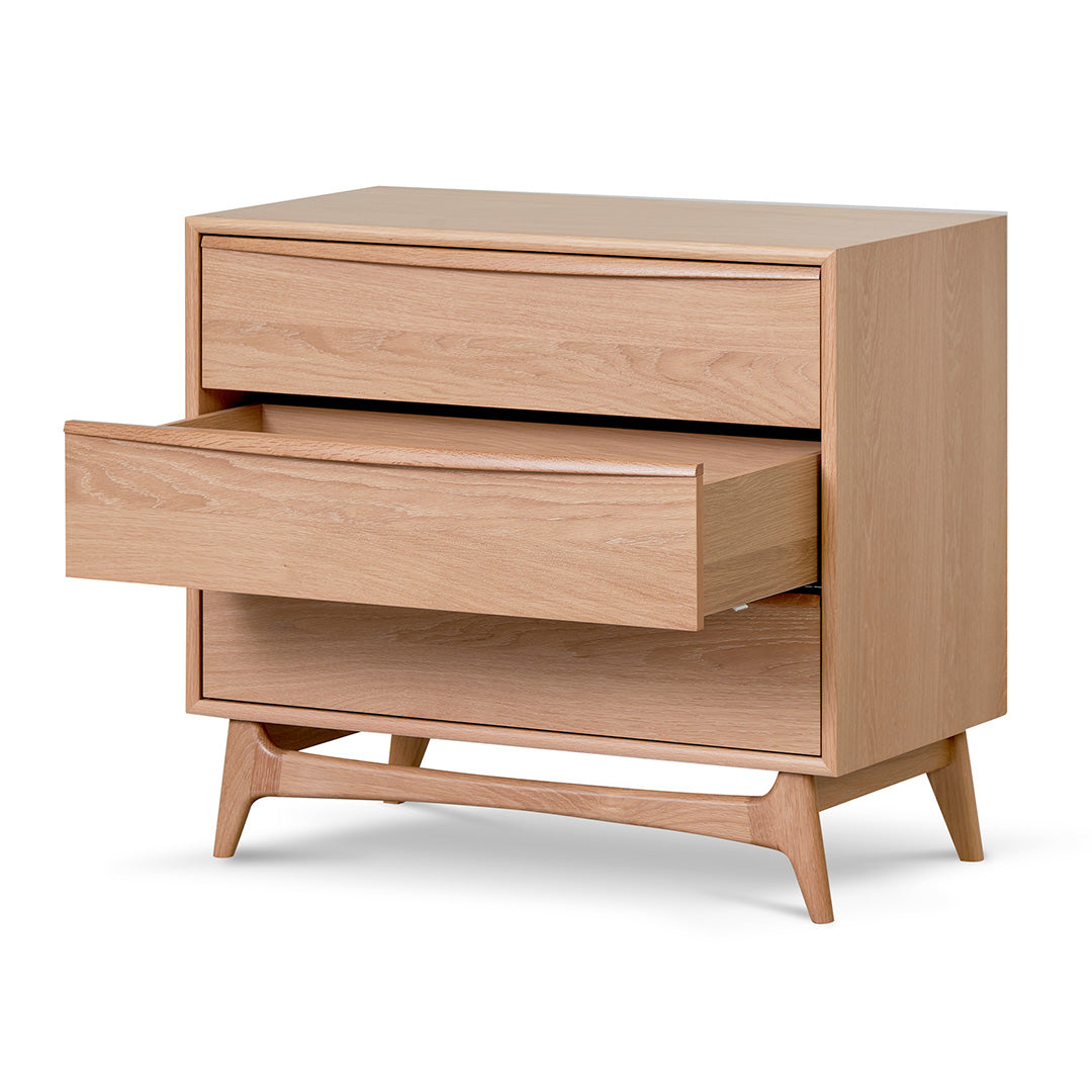 Brendon 3 Drawer Chest - Natural Oak Drawer VN-Core