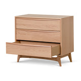 Brendon 3 Drawer Chest - Natural Oak Drawer VN-Core