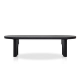 Teresa 2.8m Oval Dining Table - Black Dining Table Nicki-Core
