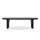 Ex Display - Teresa 2.8m oval dining table - Black Dining Table Nicki-Core   