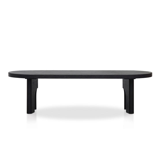Teresa 2.8m oval dining table - Black Dining Table Nicki-Core   