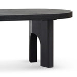 Teresa 2.8m Oval Dining Table - Black Dining Table Nicki-Core