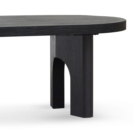 Teresa 2.8m oval dining table - Black Dining Table Nicki-Core   