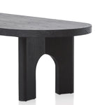 Teresa 2.8m Oval Dining Table - Black Dining Table Nicki-Core