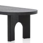 Ex Display - Teresa 2.8m oval dining table - Black Dining Table Nicki-Core   