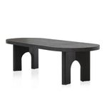 Teresa 2.8m Oval Dining Table - Black Dining Table Nicki-Core