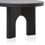 Teresa 2.8m Oval Dining Table - Black Dining Table Nicki-Core