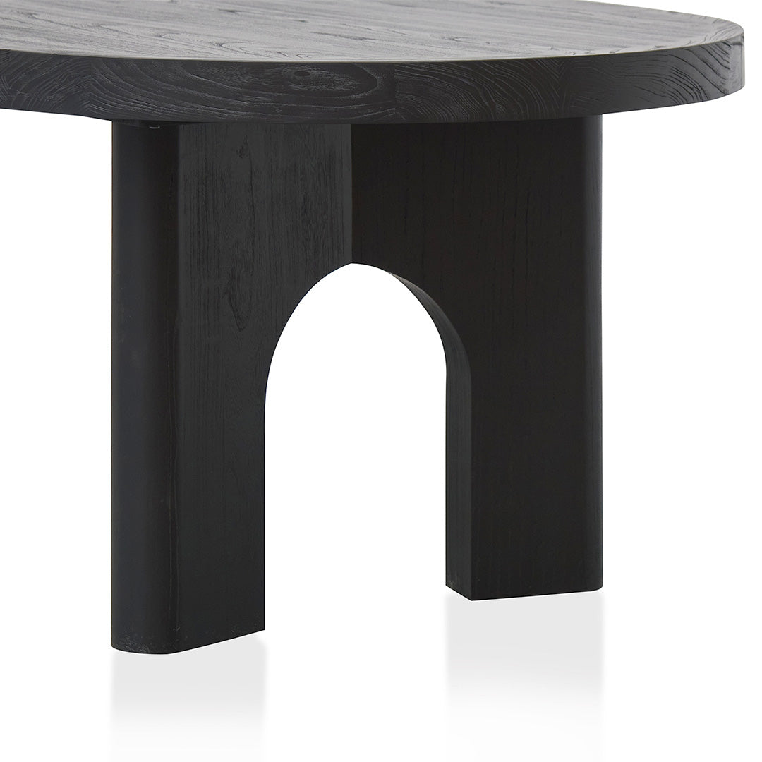 Ex Display - Teresa 2.8m oval dining table - Black Dining Table Nicki-Core   