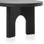 Ex Display - Teresa 2.8m oval dining table - Black Dining Table Nicki-Core   
