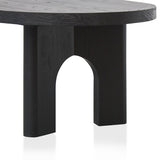 Ex Display - Teresa 2.8m oval dining table - Black Dining Table Nicki-Core   