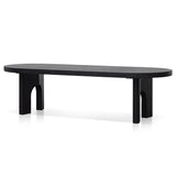 Ex Display - Teresa 2.8m oval dining table - Black Dining Table Nicki-Core   