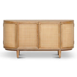 Ex Display - Jesse 1.7m Natural Elm Sideboard - Rattan Doors Buffet & Sideboard Nicki-Core