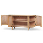 Ex Display - Jesse 1.7m Natural Elm Sideboard - Rattan Doors Buffet & Sideboard Nicki-Core