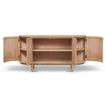 Ex Display - Jesse 1.7m Natural Elm Sideboard - Rattan Doors Buffet & Sideboard Nicki-Core