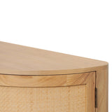 Ex Display - Jesse 1.7m Natural Elm Sideboard - Rattan Doors Buffet & Sideboard Nicki-Core