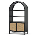 Ex Display - Adeline 1.65m (H) Storage Cabinet - Full Black Storage Cabinet Nicki-Core