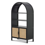 Ex Display - Adeline 1.65m (H) Storage Cabinet - Full Black Storage Cabinet Nicki-Core