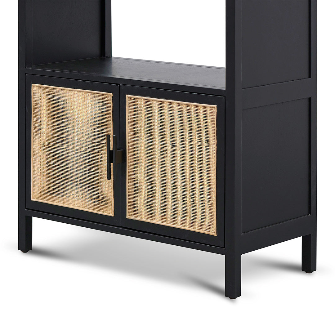 Ex Display - Adeline 1.65m (H) Storage Cabinet - Full Black Storage Cabinet Nicki-Core