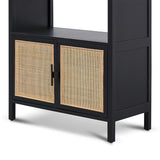 Ex Display - Adeline 1.65m (H) Storage Cabinet - Full Black Storage Cabinet Nicki-Core
