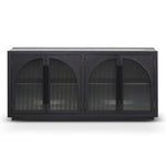 Charles 1.78m Sideboard Unit - Full Black Buffet & Sideboard Nicki-Core   