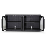 Charles 1.78m Sideboard Unit - Full Black Buffet & Sideboard Nicki-Core   