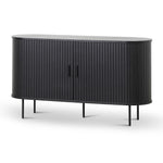 Dania 1.4m Wooden Buffet Unit - Full Black Buffet & Sideboard KD-Core   