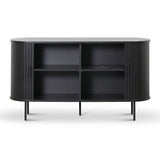 Dania 1.4m Wooden Buffet Unit - Full Black Buffet & Sideboard KD-Core   